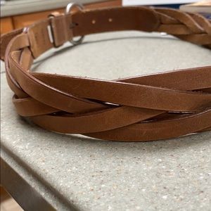 REI Women’s Braided Leather Belt Tan Size M